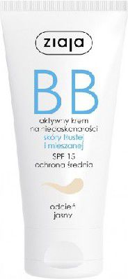 Ziaja BB KREM ODCIEŃ JASNY DO SKÓRY TŁUSTEJ I MIESZANEJ 50ML