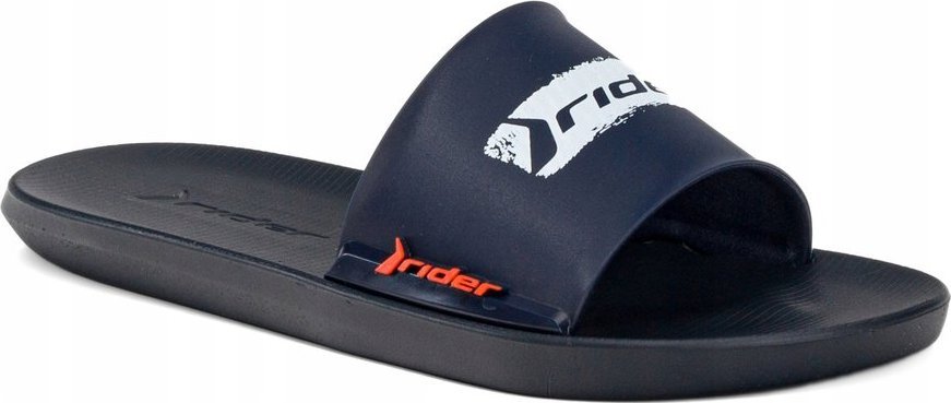 Rider Klapki dla dzieci Rider Speed Slide IN czarno-granatowo-białe 11816-AE754 30