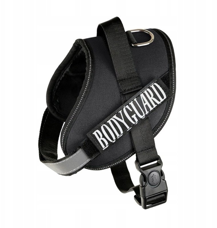 Szelki Bodyguard dla psa, czarny, M, 55-70 cm