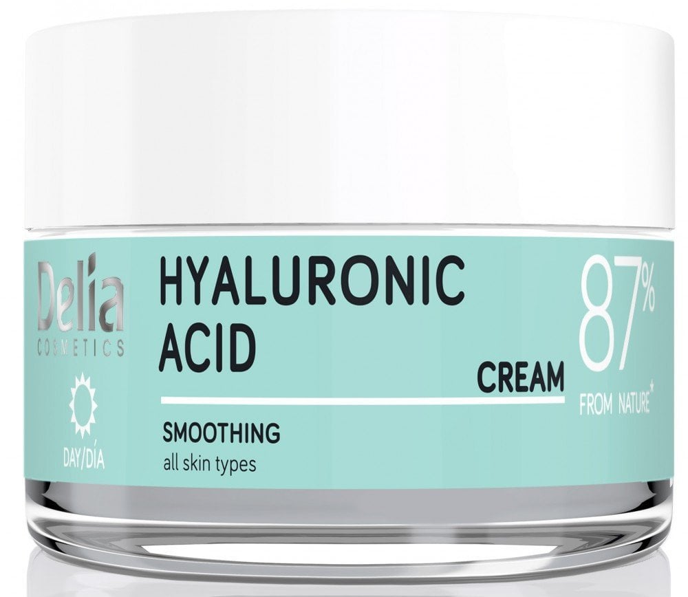 Delia Kwas hialuronowy - 87% składników z natury - Krem na dzień o działaniu wygładzającym 50ml