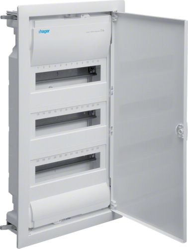 Hager Rozdzielnica modułowa Volta 3 x 12 podtynkowa do ścianek karton-gips IP30 (VH36NE)