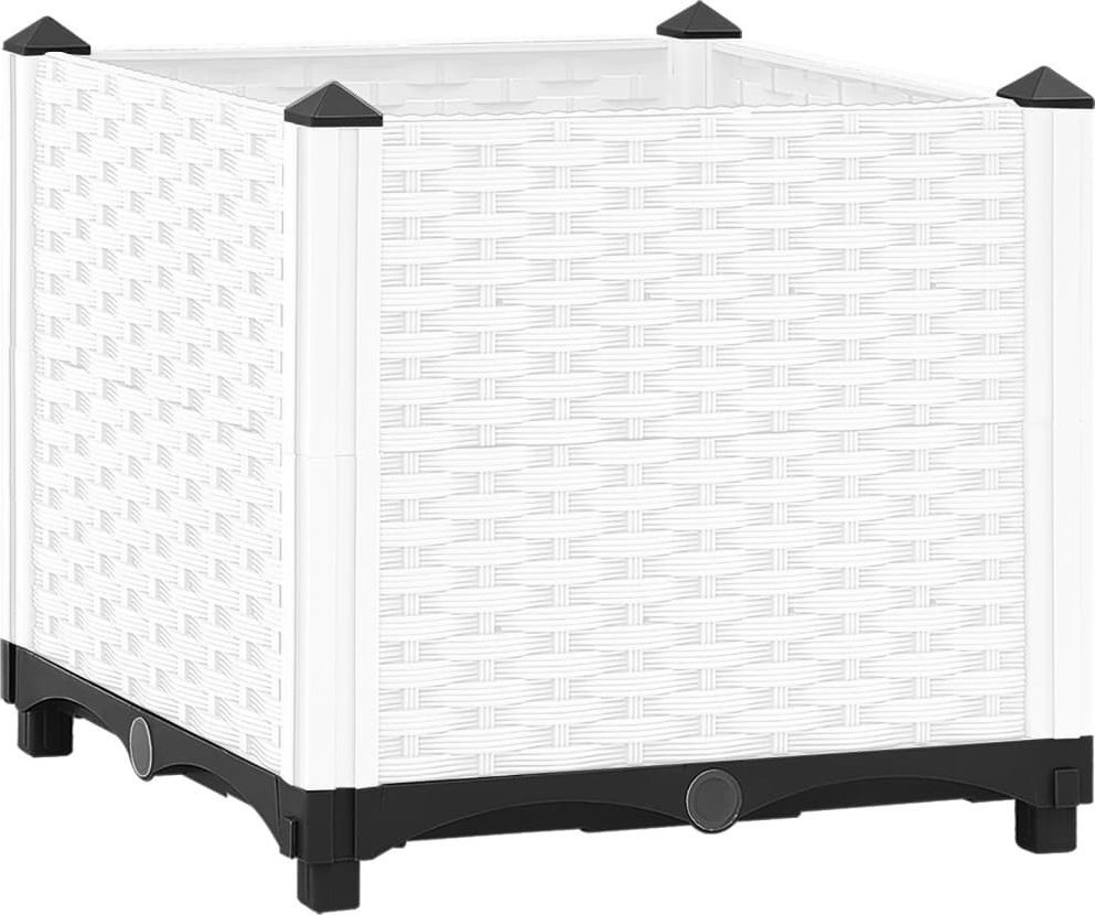 vidaXL vidaXL Donica do podwyższonej rabaty, 40x40x38 cm, polipropylen