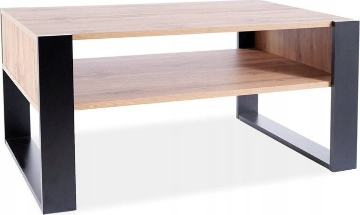 Signal Ława blat prostokątny ŁAWY 100 x 64 x 50cm dąb wotan