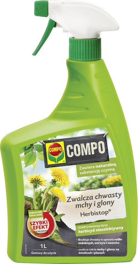 COMPO Herbistop Spray 1l do zwalczania chwastów, mchów i glonów