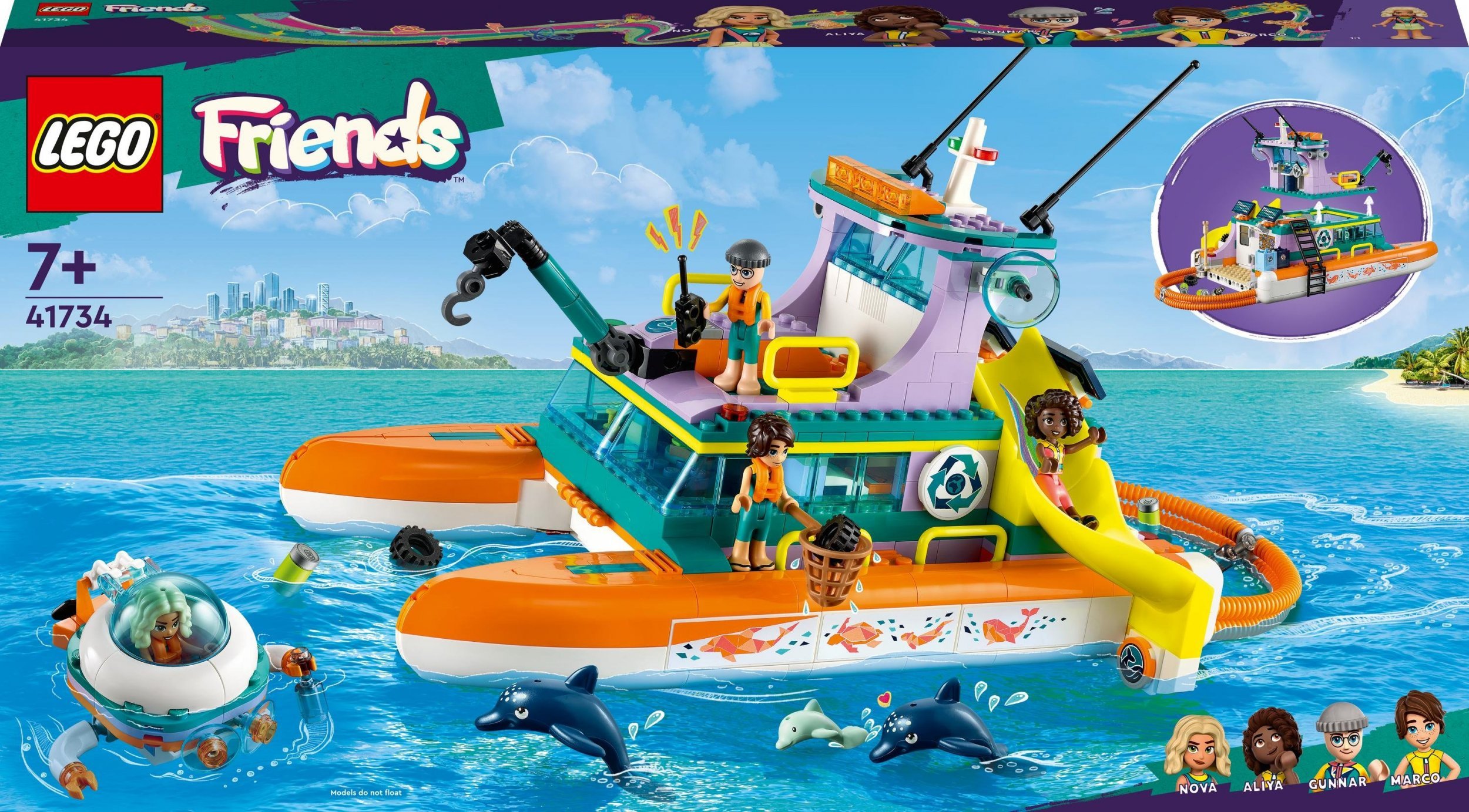LEGO Friends Morska łódź ratunkowa (41734)