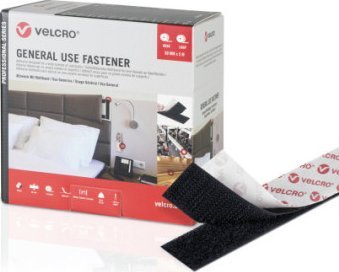 Velcro Taśma rzepowa VELCRO ogólnego przeznaczenia 5 m 50 mm czarna