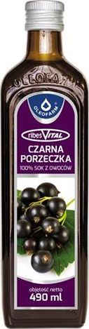 Oleofarm Sok z owoców czarnej porzeczki ribesVital