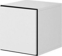 Cama Meble Regał ROCO RO5 37/37/39 biały/ czarny/ biały