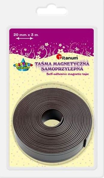 Titanum Samoprzylepna taśma magnetyczna 300cmx2cmx1mm