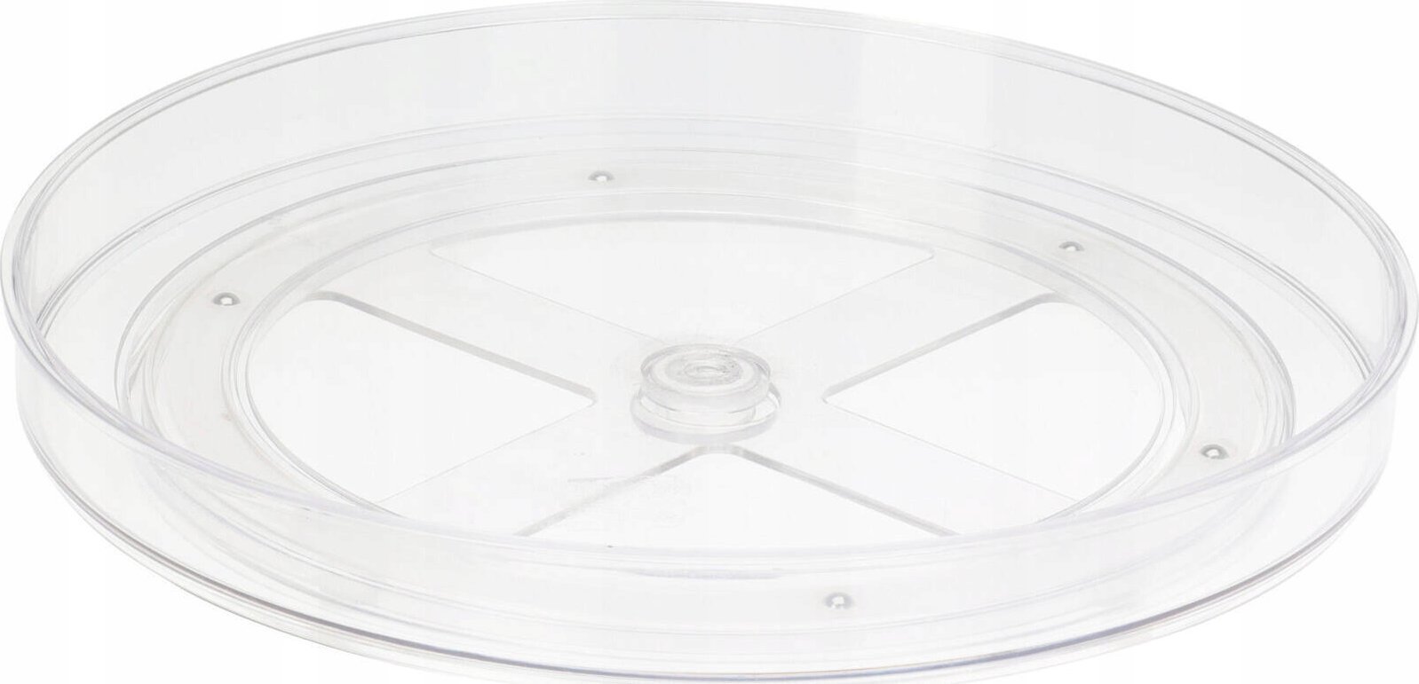 Storage Solutions Organizer do lodówki okrągły obrotowy, niski