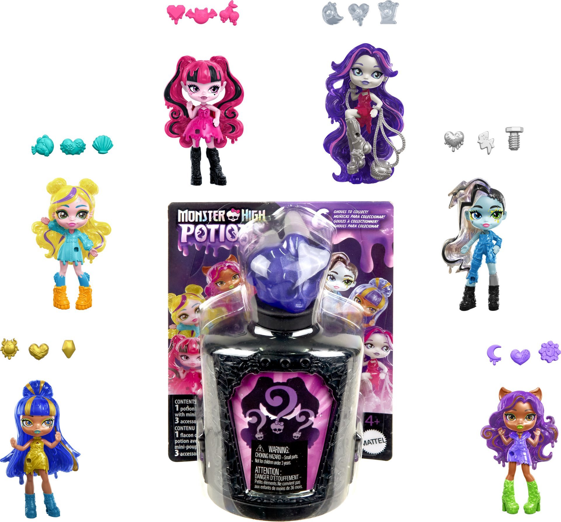 Mattel „Monster High Potion“ eleksyras mini siurprizų rinkinys