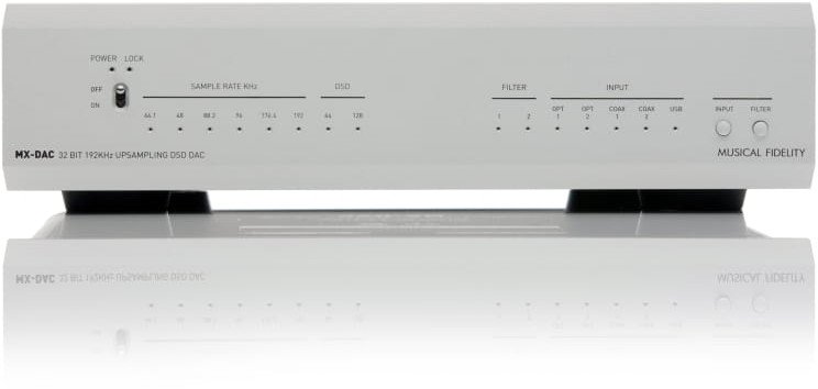 Przetwornik cyfrowo-analogowy Musical Fidelity MX DAC srebrny