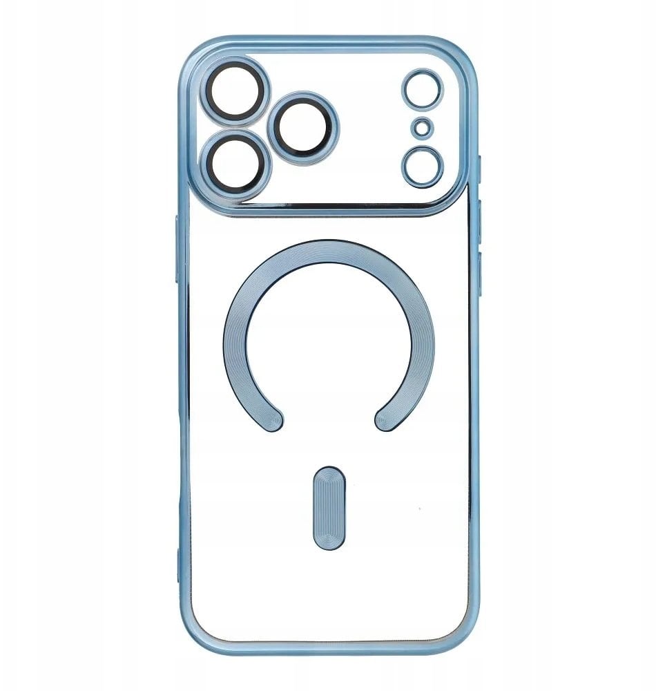 Futerał ELECTRO MAG COVER kompatybilny z MagSafe do IPHONE 17 Pro Max niebieski
