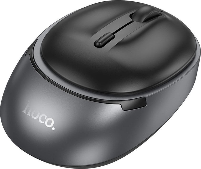 Mysz Hoco HOCO mysz komputerowa bezprzewodowa 2,4G 1600 dpi GM34 szaro czarna