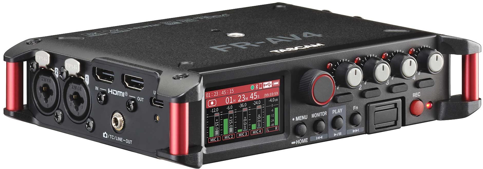 Tascam FR-AV4 - Przenośny rejestrator dźwięku z 4 kanałami