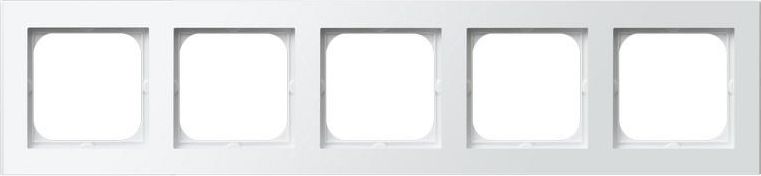 Ospel Ramka pięciokrotna Sonata biały (R-5R/00)