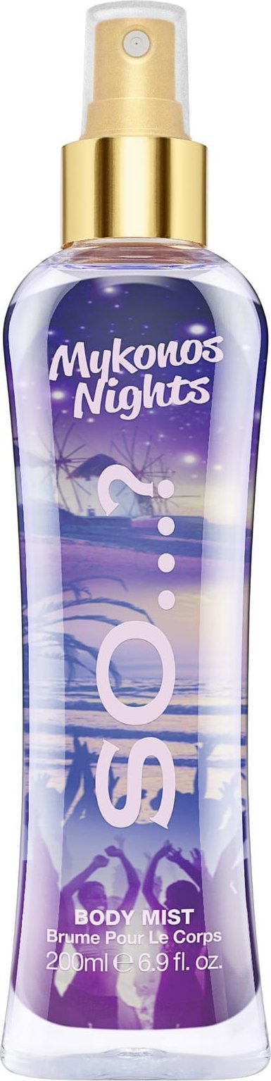 SO...? Escapes! Perfumowana Mgiełka do ciała Mykonos Nights 200 ml