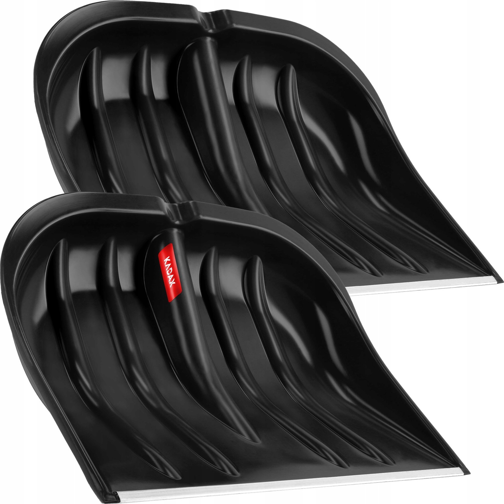 Kadax KADAX 2x Łopata Zgarniacz szufla Do Śniegu Odśnieżania Bez Trzonka +Uchwyty