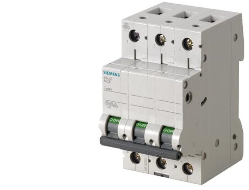 Siemens Wyłącznik nadmiarowoprądowy 400V 10KA 3-BIEG B20A 5SL4320-6