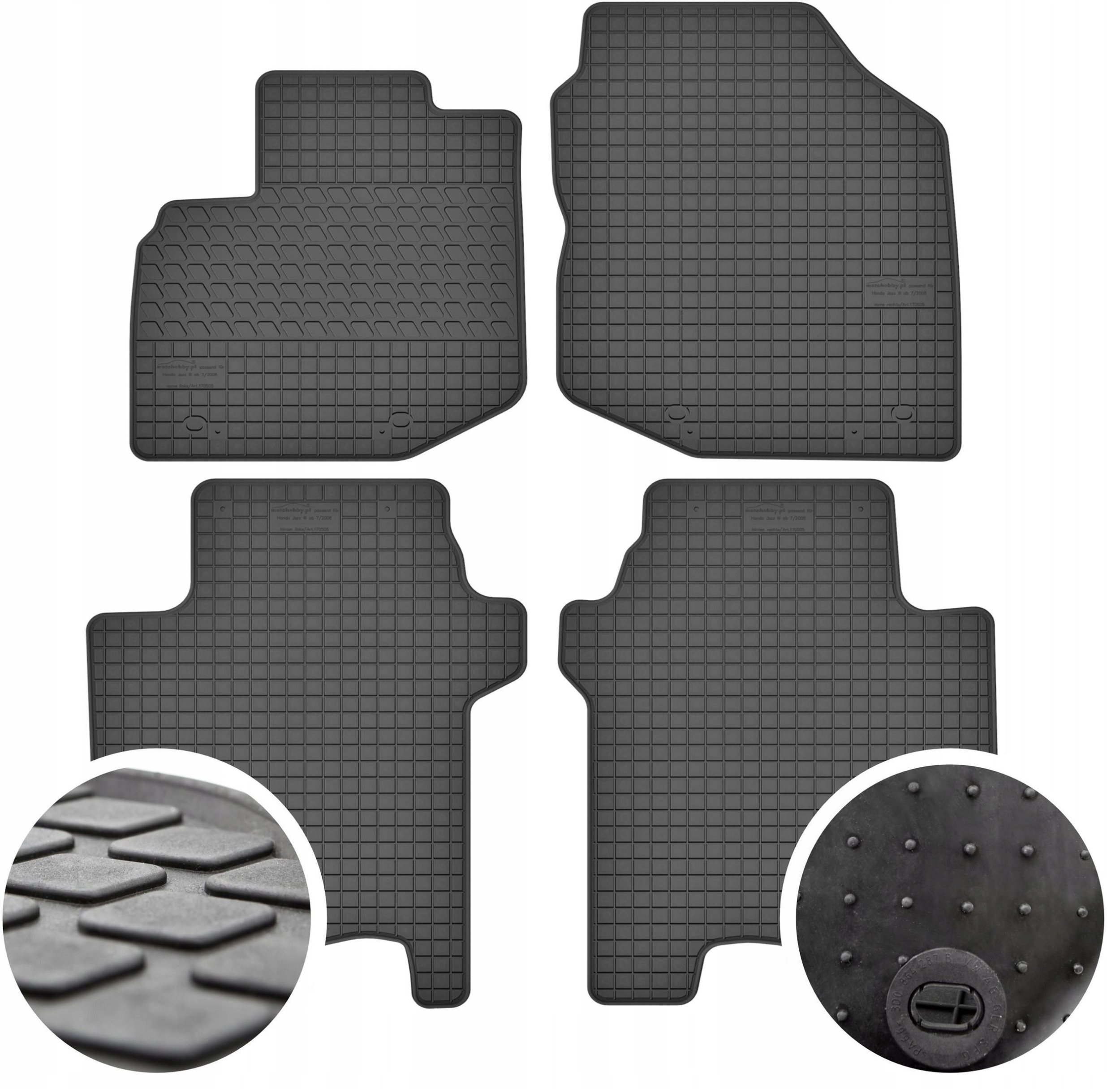 Dywaniki gumowe do Honda Jazz III / Honda City V