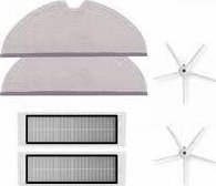 Roborock Zestaw mopa z białą szczotką boczną i sitkiem (8.02.0074)