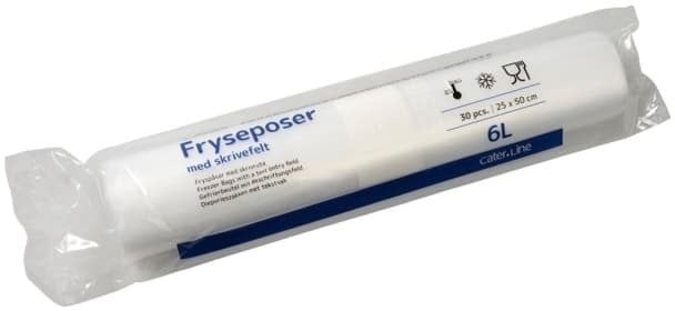 Abena Freezer bag, Cater-Line, 6 l, clear, LDPE/virgin, 25x50cm