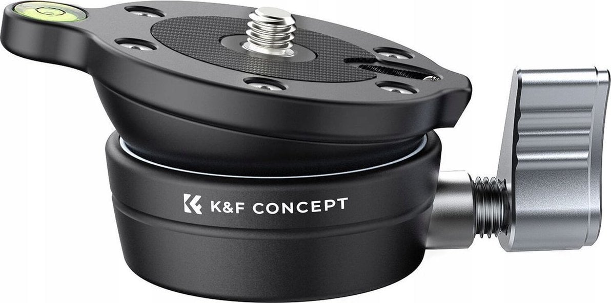 Profesjonalna Głowica Kulowa Video 10kg K&F LB-60 Aluminium + Poziomica / KF31.102