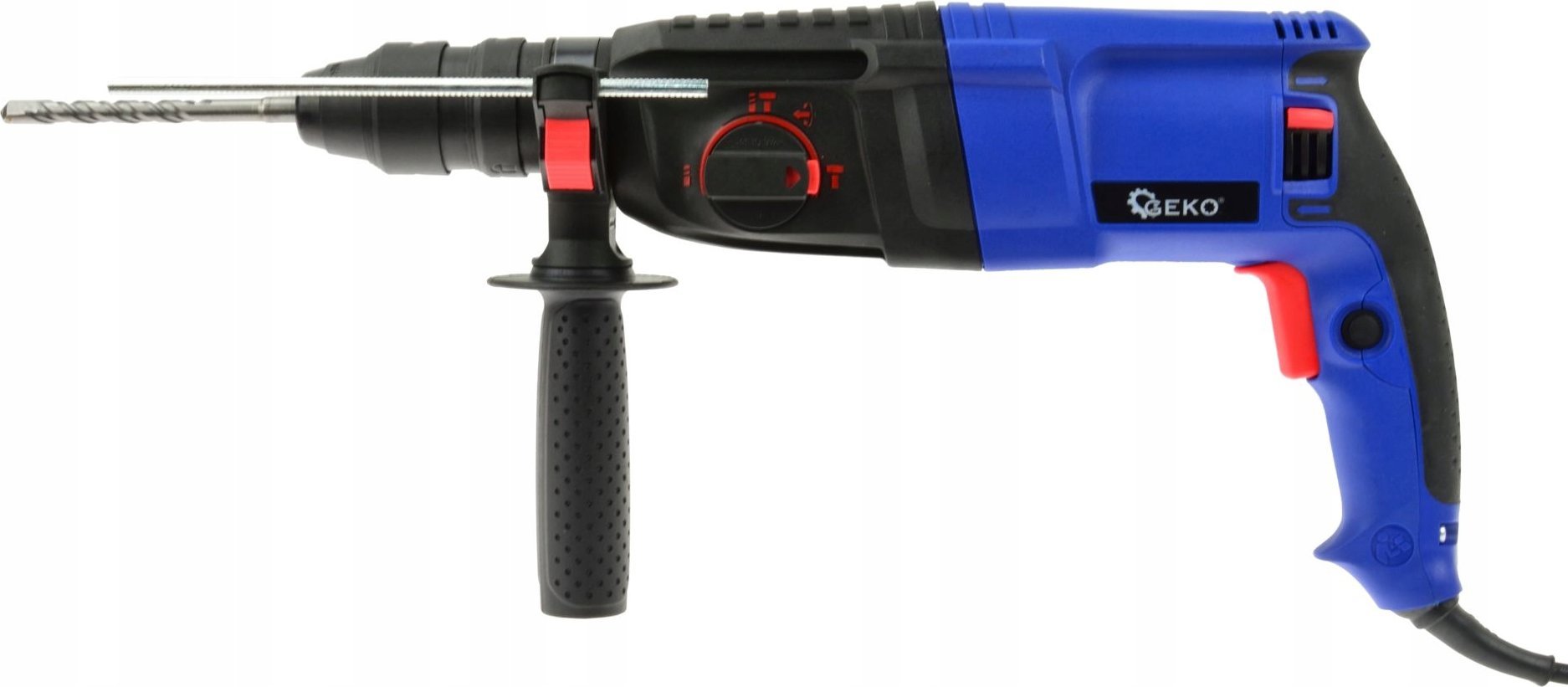Młotowiertarka Geko Młotowiertarka Młot udarowy SDS + /walizka/ (5)