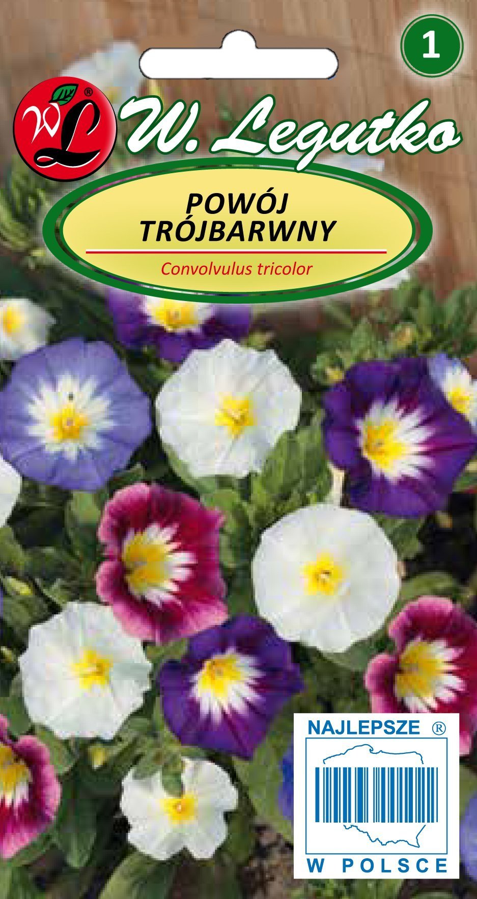 Legutko Nasiona Powój trójbarwny mieszanka, 2g