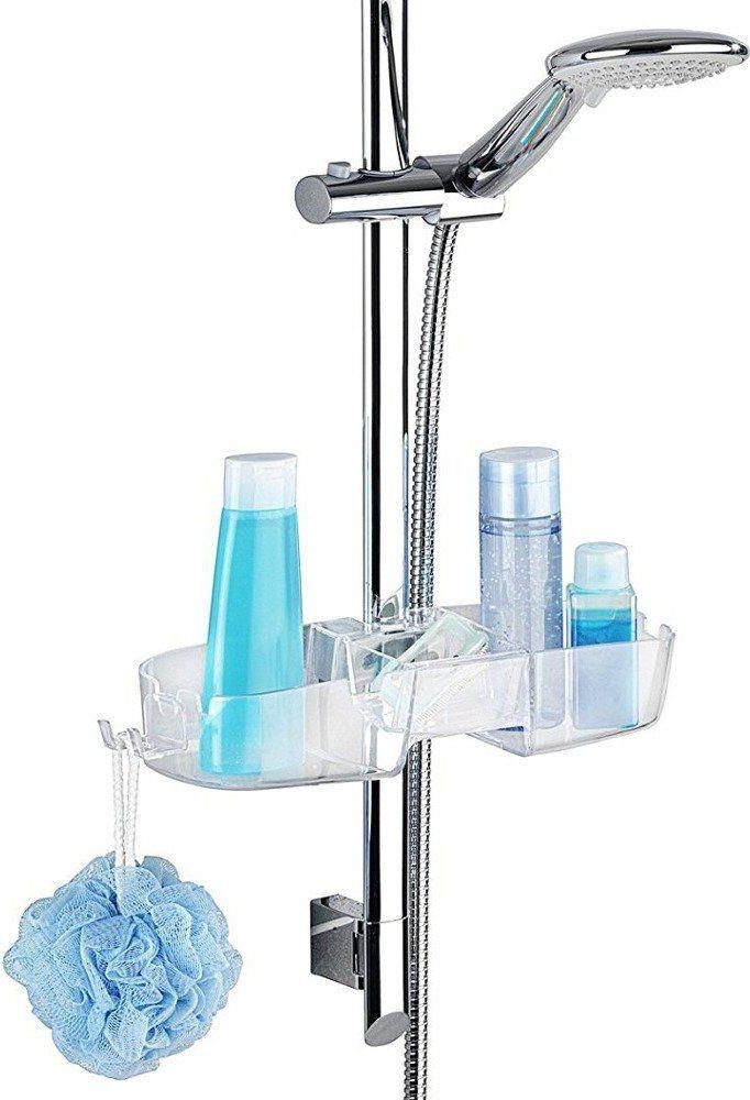 Koszyk prysznicowy Wenko owalny przezroczysty (24016)