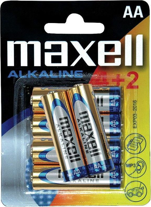 Maxell Bateria AA / R6 6 szt.