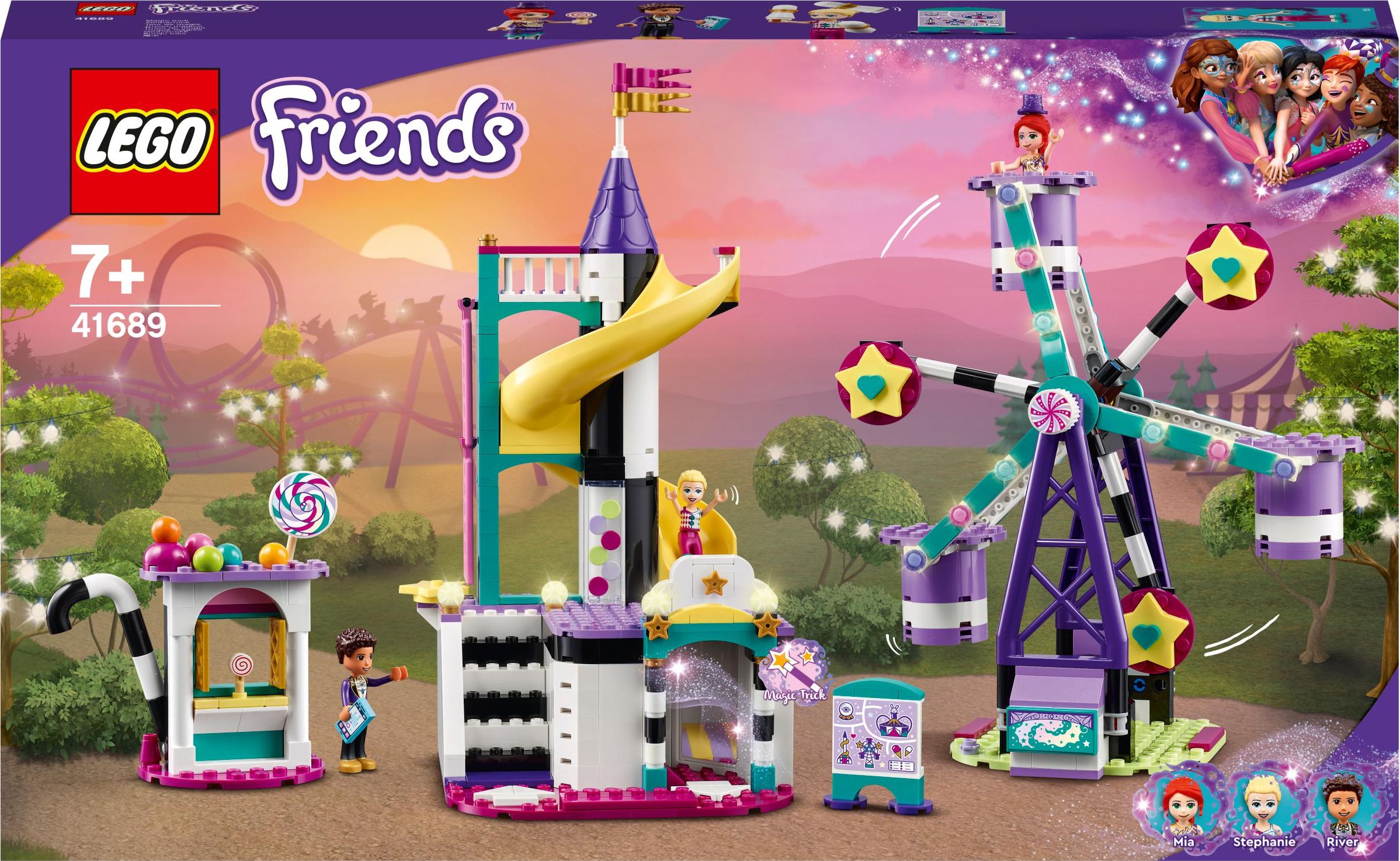 LEGO Friends Magiczny diabelski młyn i zjeżdżalnia (41689)