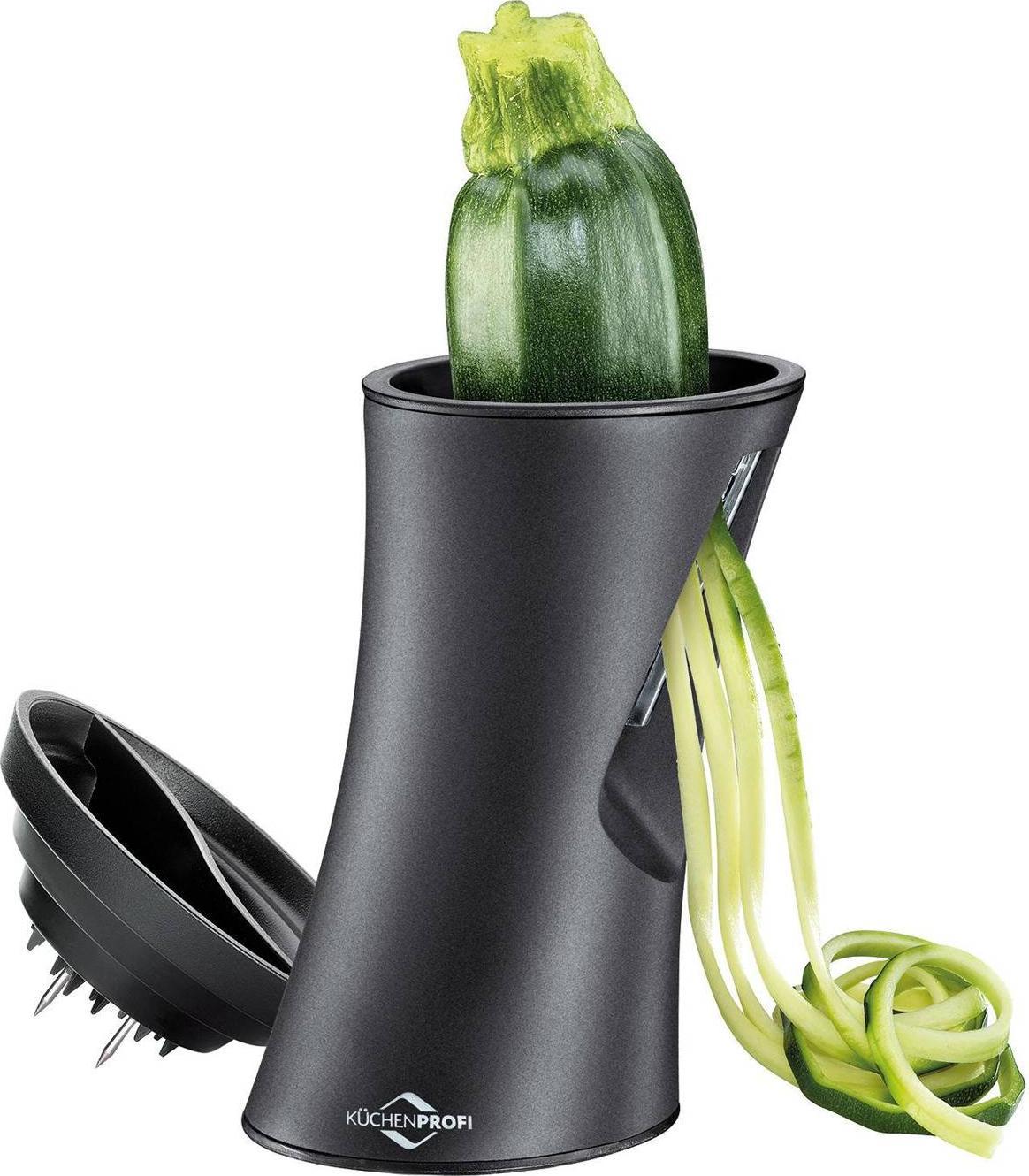 Kuchenprofi Krajacz spiralny do warzyw 2 grubości nitek śred. 8,5 x 14,5 cm