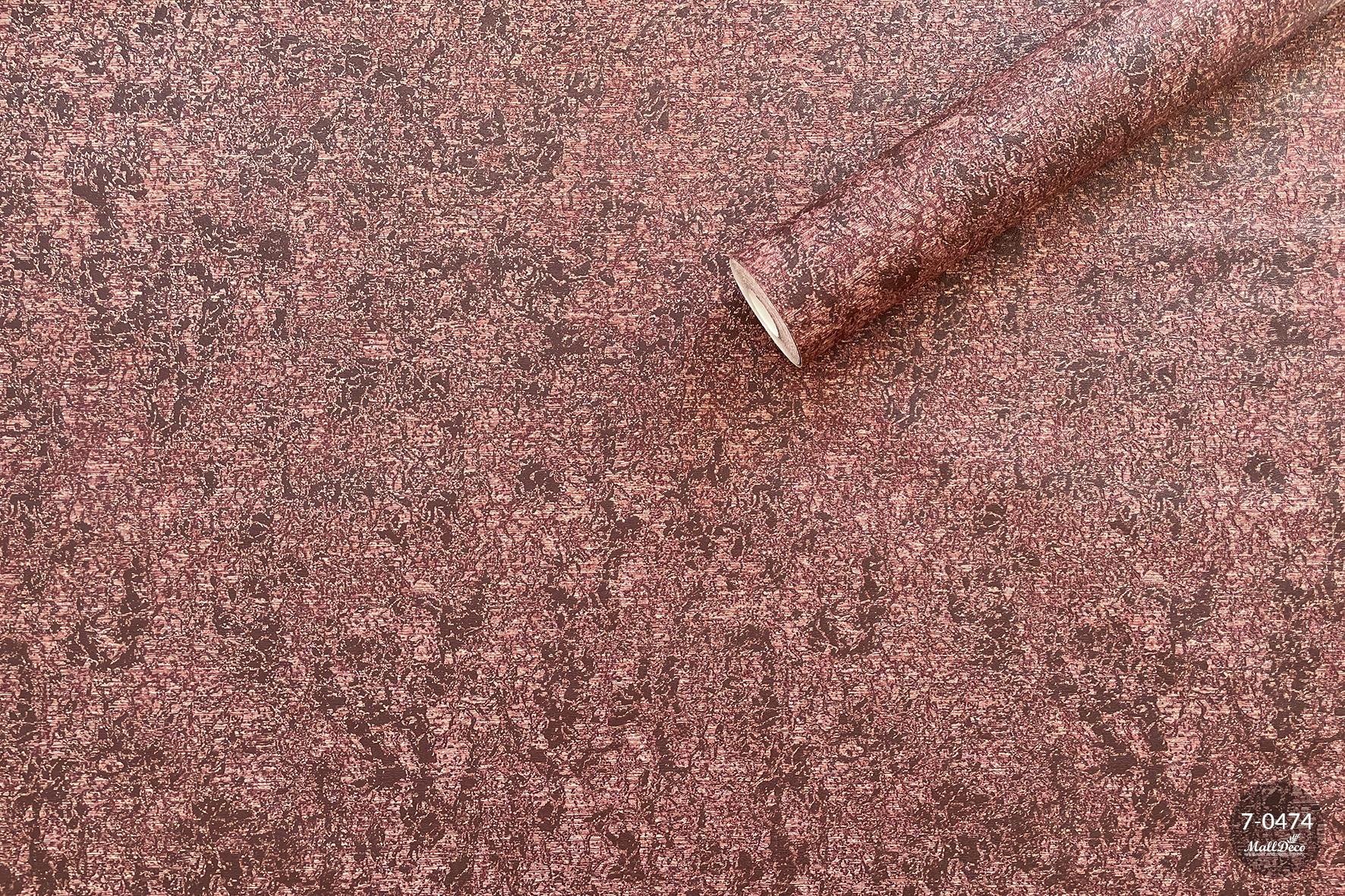 MallDeco TAPETA WINYLOWA MODEL NITSA BORDO