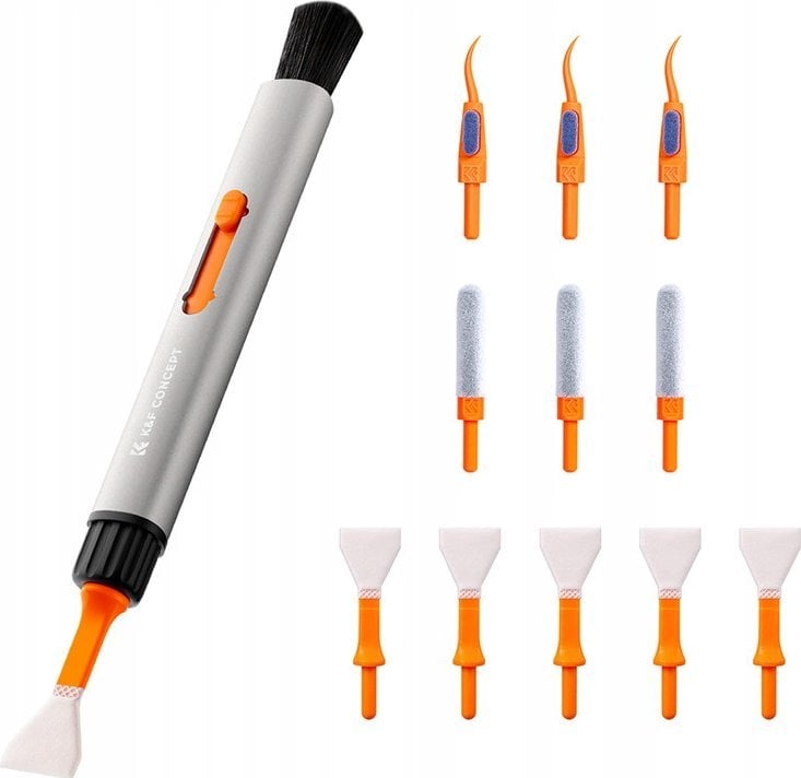 Kf Zestaw Pióro Do Czyszczenia Matrycy Aps-c Optyki Aparatu Obiektywu 14w1 K&f / Sku.1975