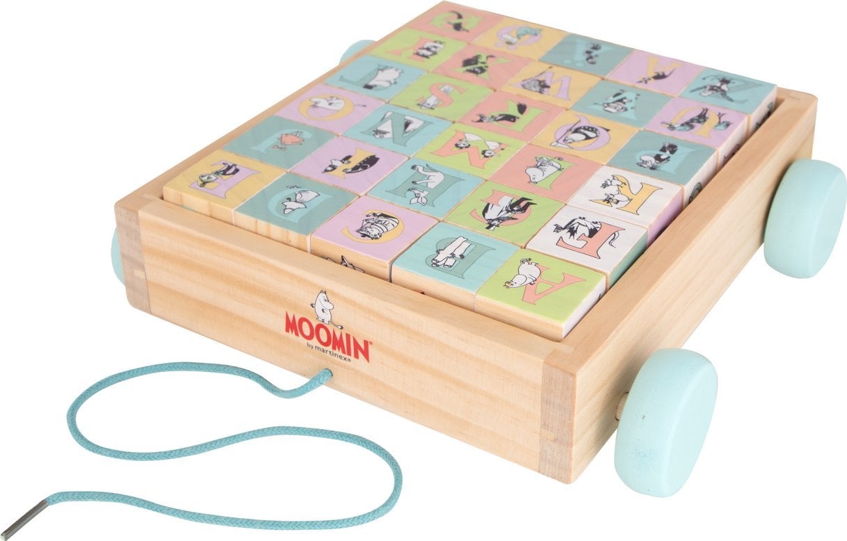 Muumi Moomin Alphabet Cube Train