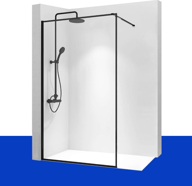 Rea Ścianka Prysznicowa Walk-In Bler 80 Rea