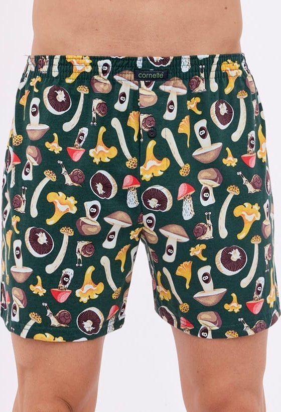 Cornette BOKSERKI CORNETTE CLASSIC CL-001/165 (kolor zielony ciemny, rozmiar M)