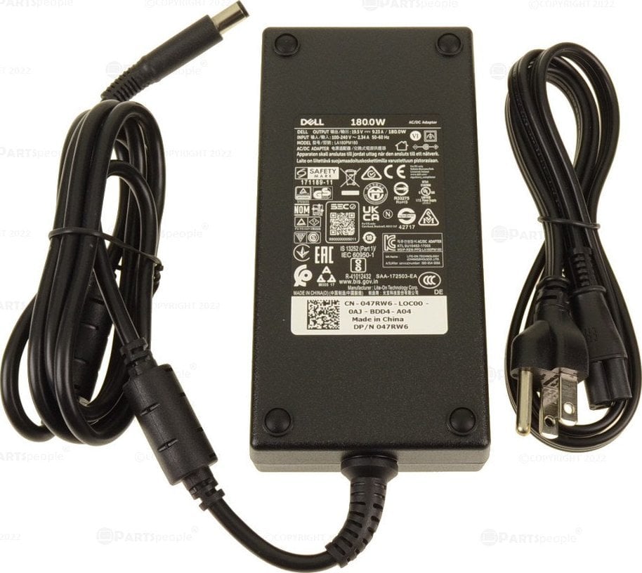 Zasilacz do laptopa Dell 180W AC power adapter for