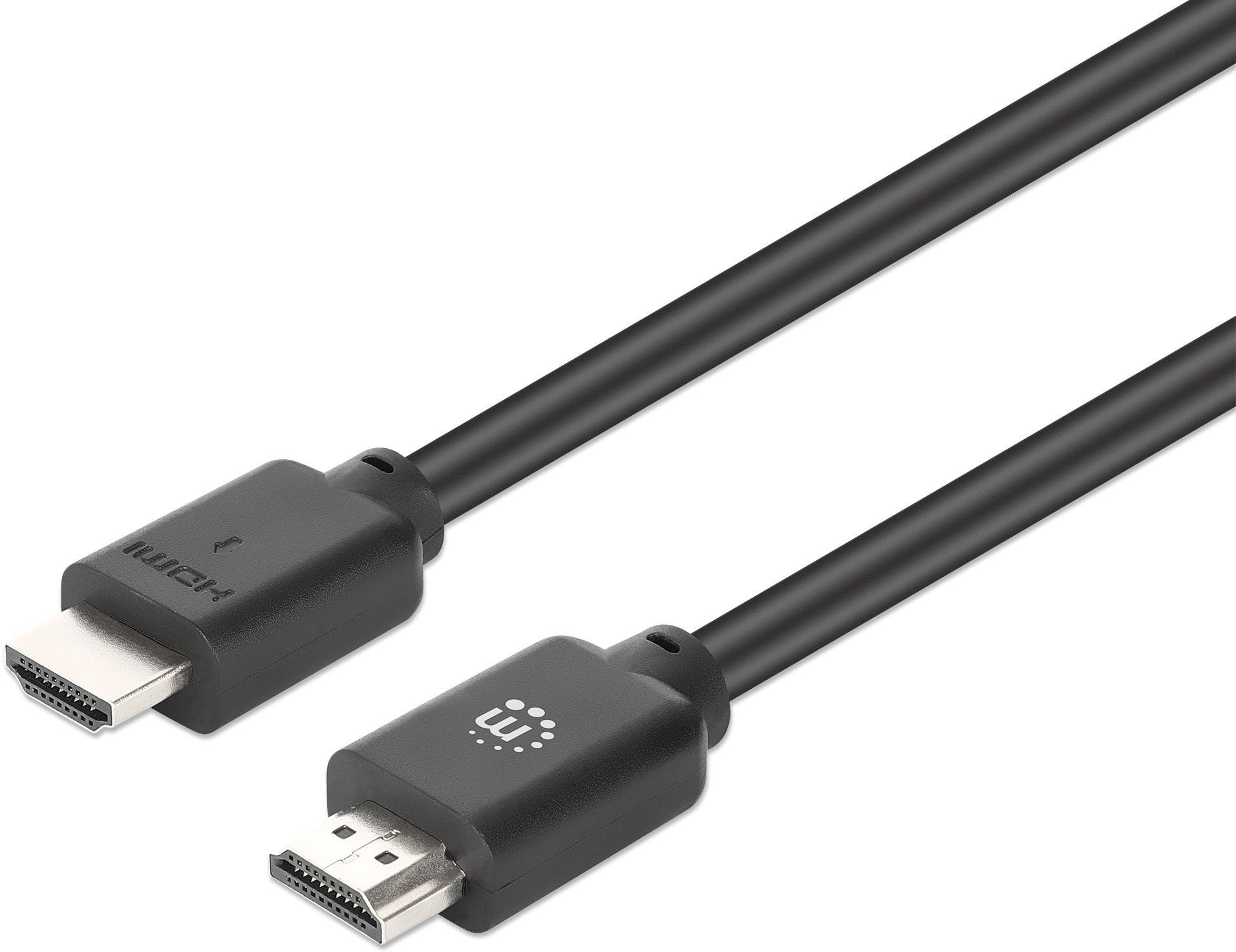 Manhattan 4K60 HDMI 2.0 Kabel 10 m 18 Gbit/s schwarz