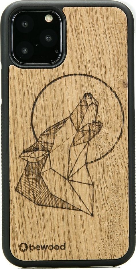 BeWood Drewniane Etui na iPhone 11 PRO WILK DĄB
