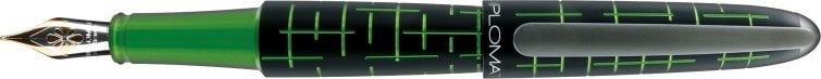 Diplomat Pióro wieczne DIPLOMAT Elox Matrix, B, 14ct, czarny/zielony