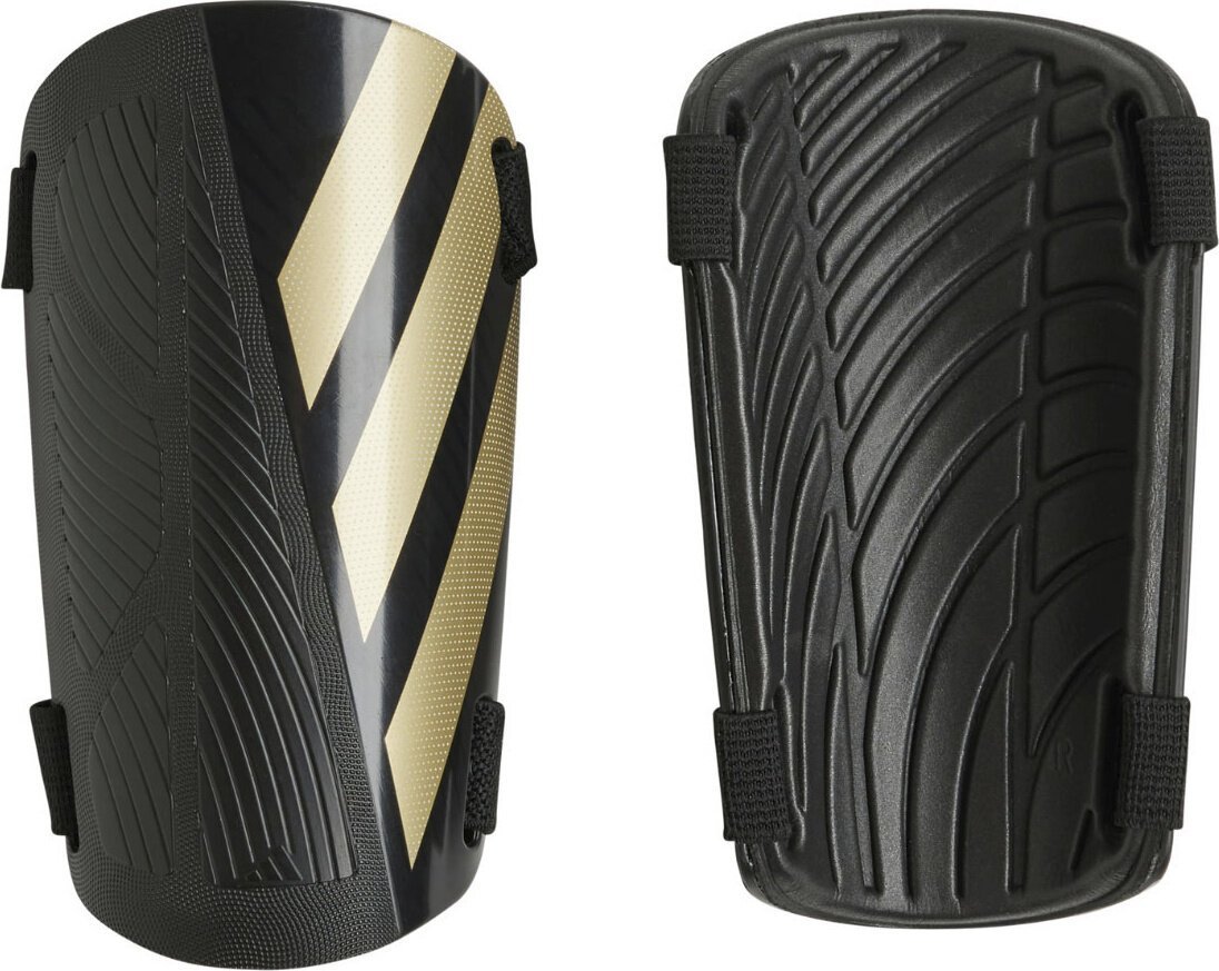 Adidas Ochraniacze piłkarskie na golenie piszczele nagolenniki adidas Tiro Training Junior czarne JG8779 M