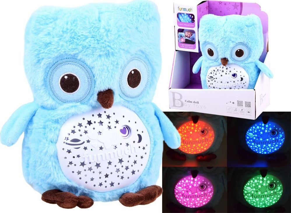 Jokomisiada Projektor przytulanka SOWA kołysanki ZA2863