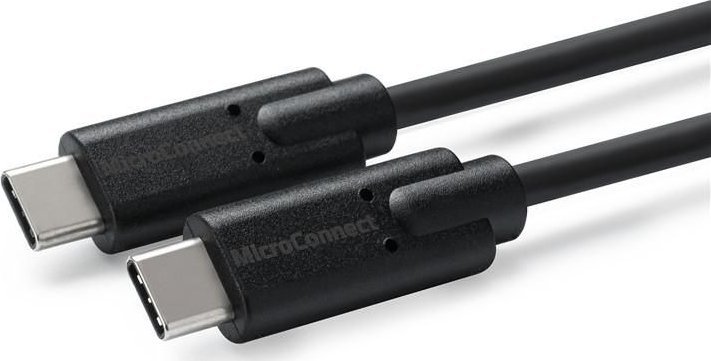 Kabel USB MicroConnect USB-C - USB-C 2 m Czarny (USB3.1CC2)