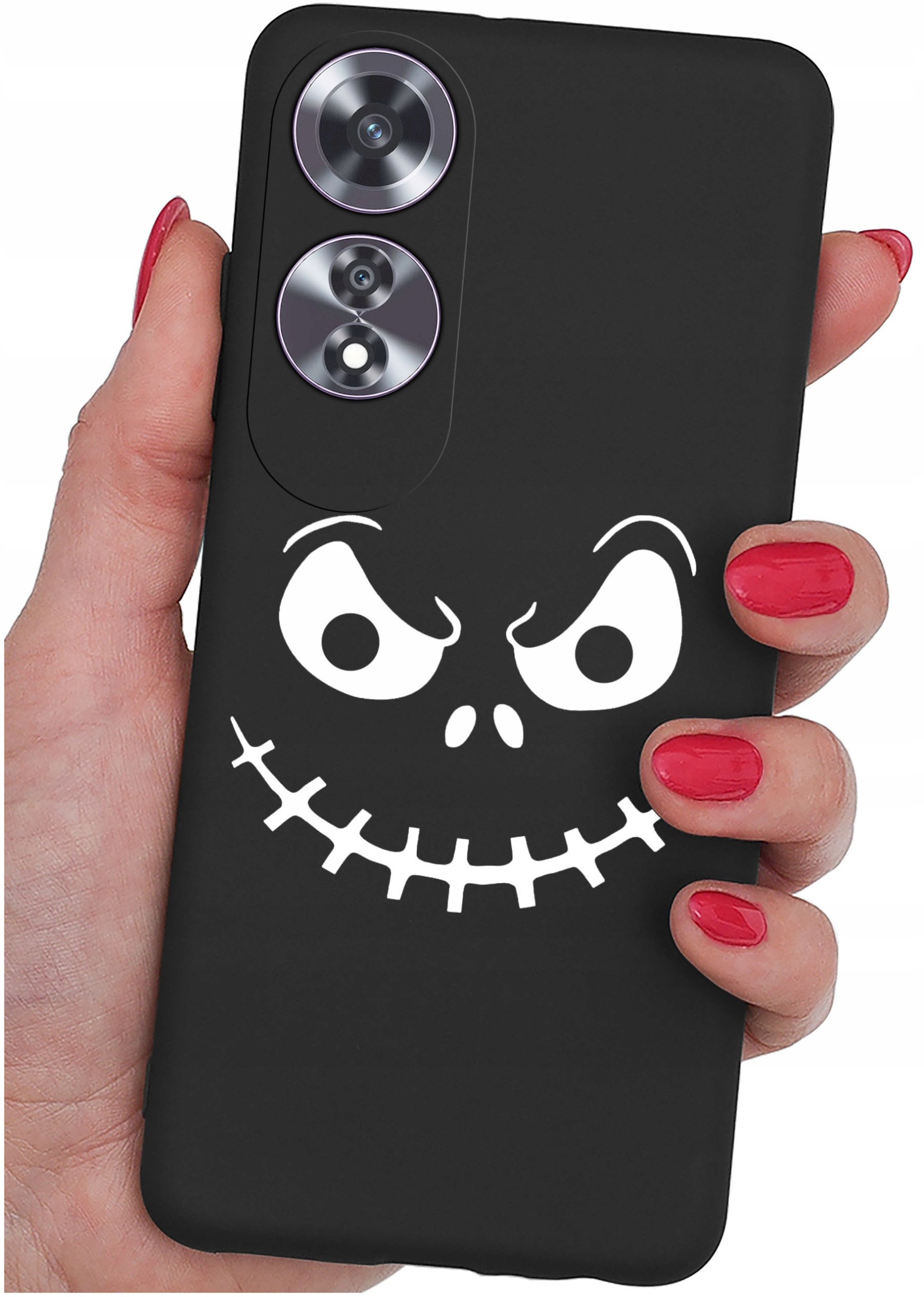 Etui do Oppo A60 4G WZORY |SILIKONOWE MATT CASE + SZKŁO 9H