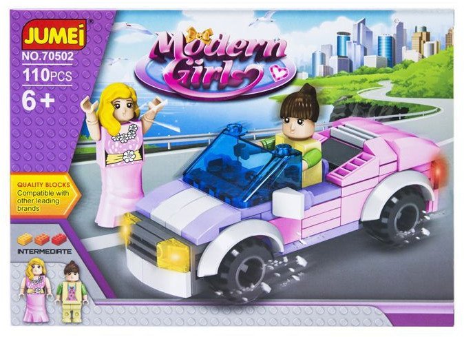 Klocki Jumei PRZYJACIÓŁKI 110 elementów, 25 x 18 cm