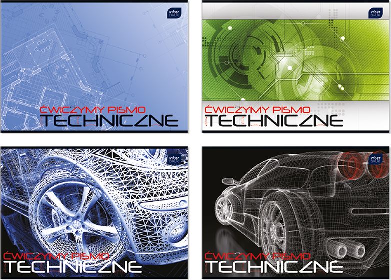 Interdruk Blok do pisma technicznego A4 20k biały 20szt.