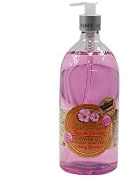 Les Petites Bains de Provence, Cherry Blossom, Shower Gel, For Sensitive Skin, 1000 ml For Women