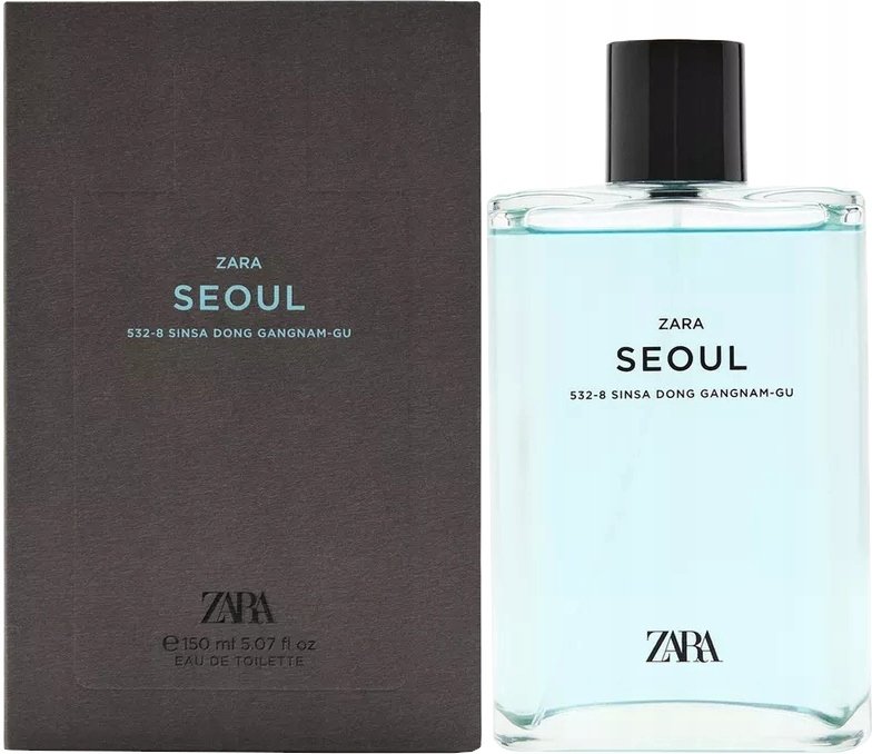 Zara Seoul 532-8 Sinsa-dong Gangnam-gu EDT 150 ml perfumy męskie duże